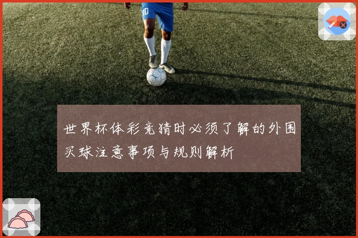世界杯体彩竞猜时必须了解的外围买球注意事项与规则解析